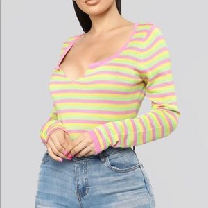 Fashion Nova love sleeve top